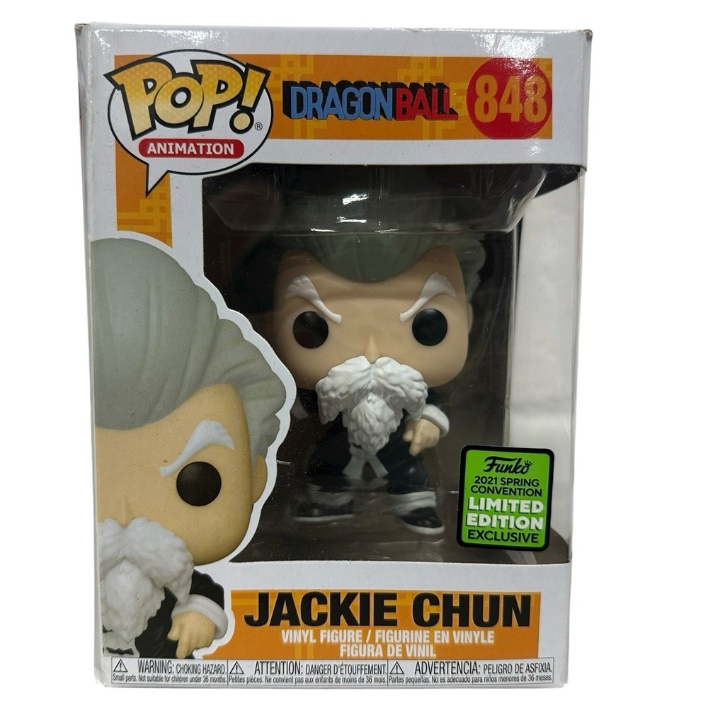 Funko Pop Dragon Ball Jackie Chun 848 ECCC 2021 Exclusive Vinyl Figure 48605